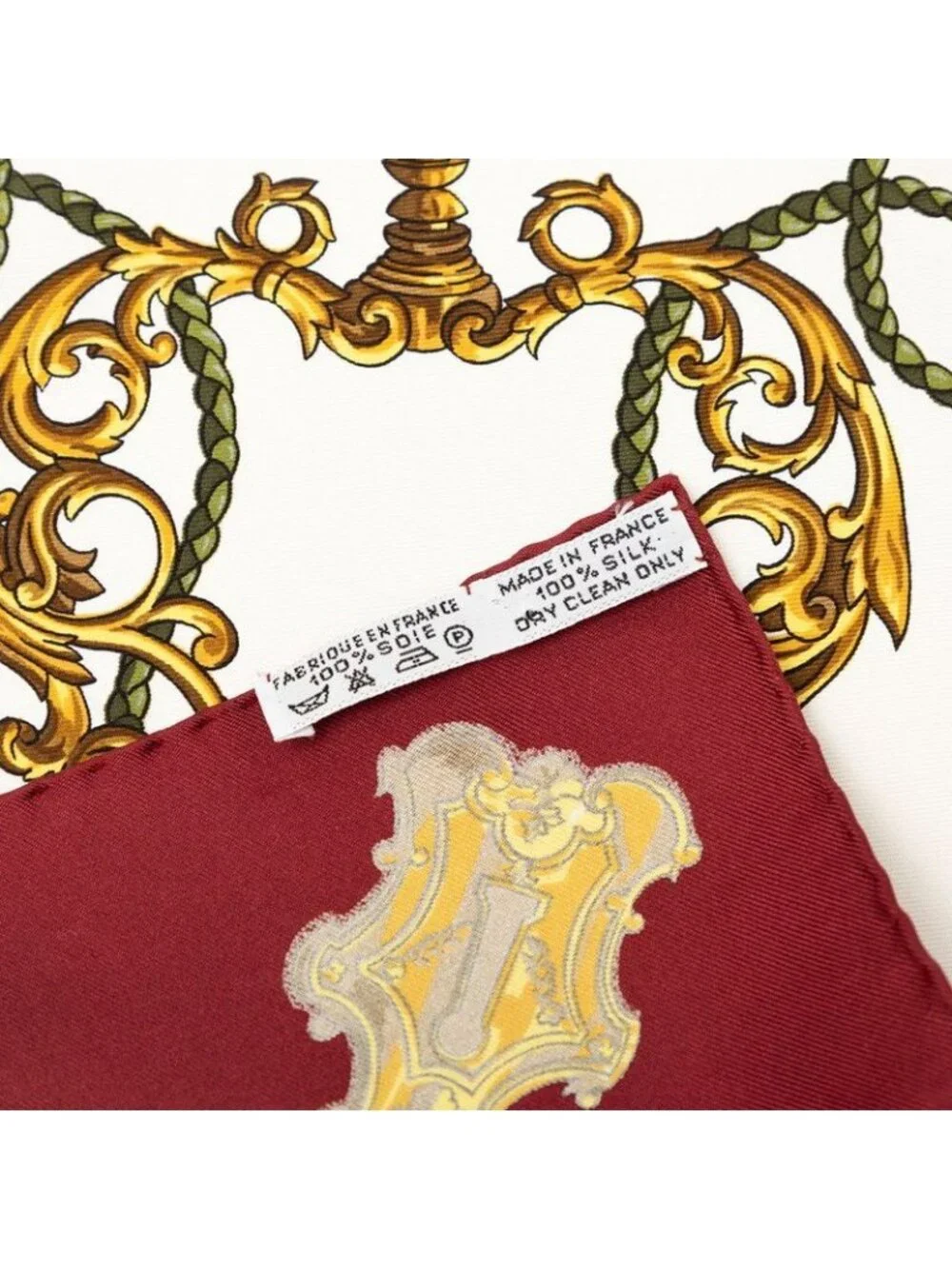 Hermes Carre 90 les Cles Key Scarf Red Multicolor Silk